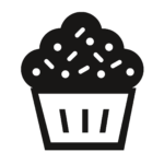 Zu sehen ein Icon als Cupcake.